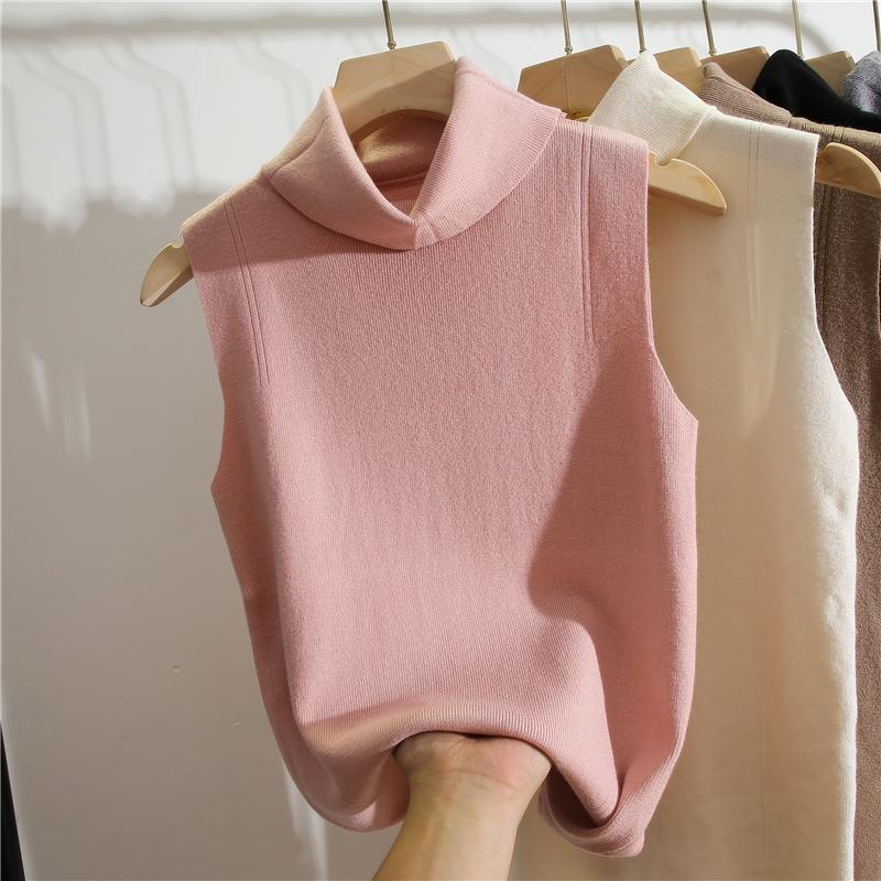 Winter Clothing Essentials For Women - Top de punto ajustado sin mangas