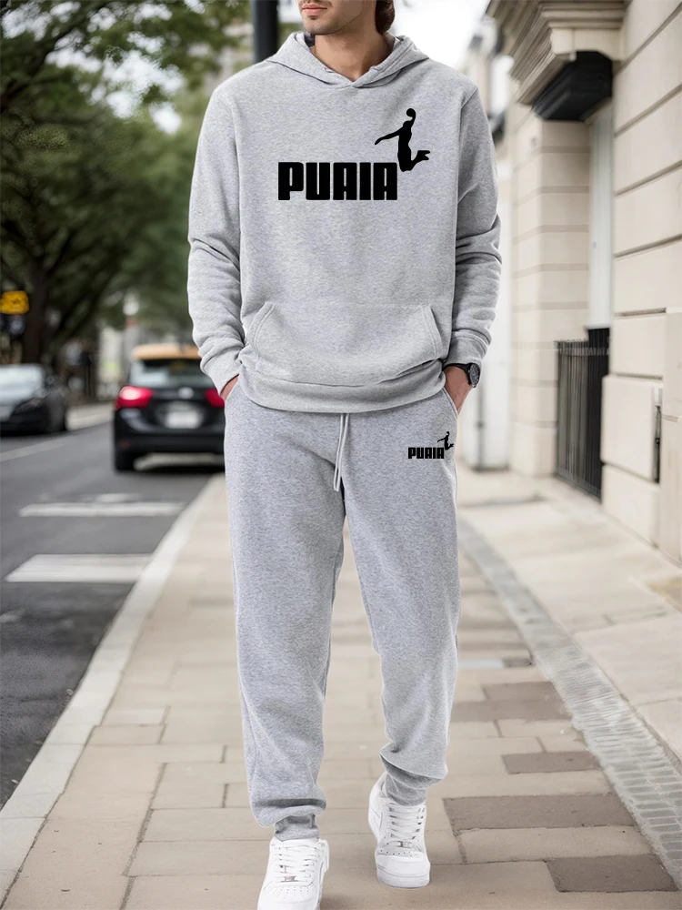 Winter Clothing For - Conjunto para Hombre/Sudadera con Capucha/Pantalones 2026