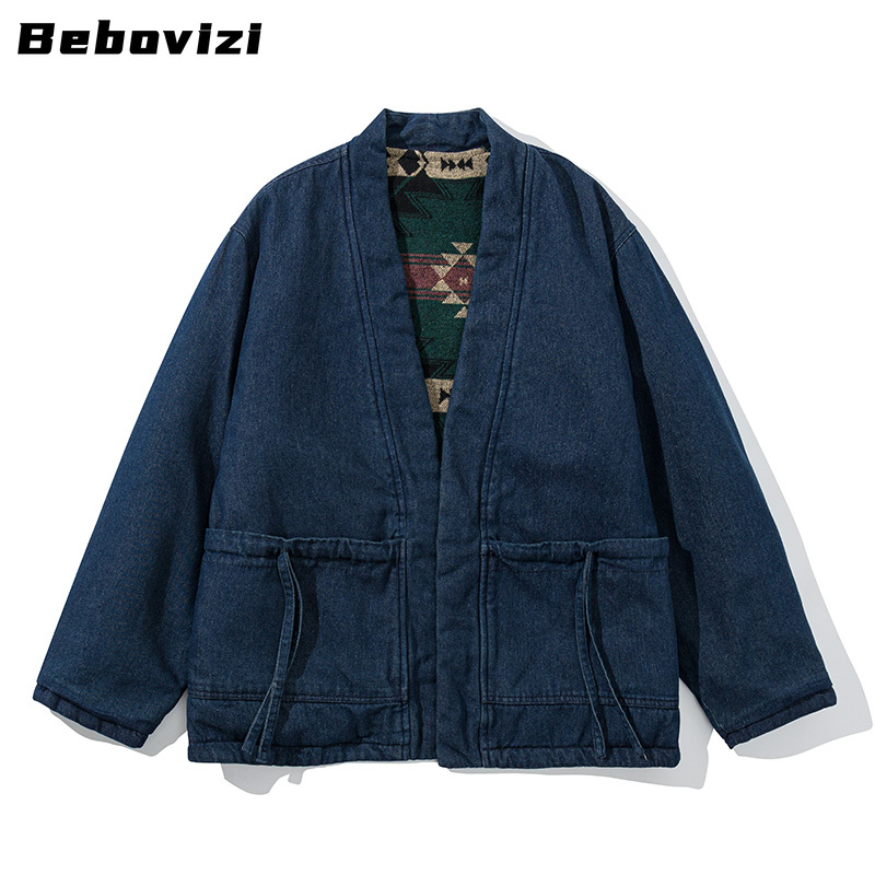 Traditional Winter Japanese Clothing - Abrigo Reversible Vintage de moda, Kimono