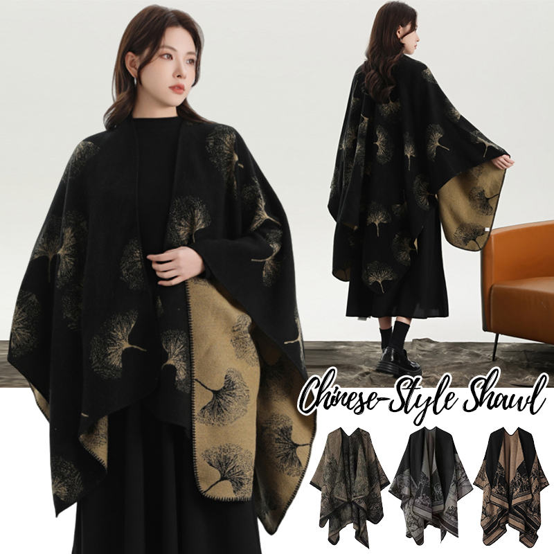 Winter Clothing Gift Ideas - Chal de punto estampado para mujer,