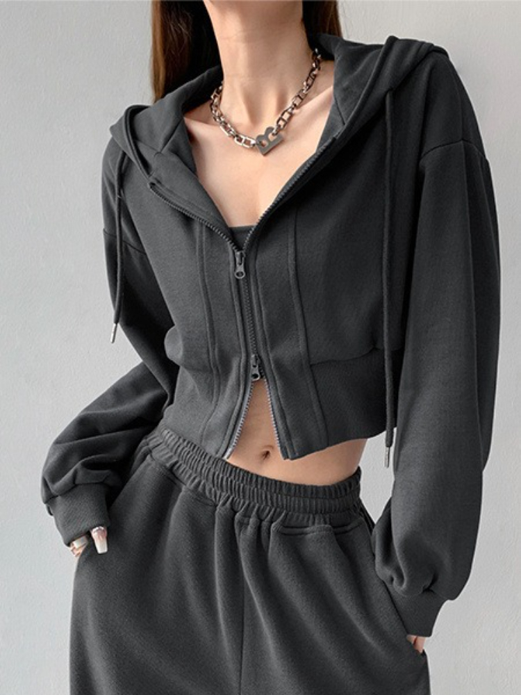 Winter Clothing Essentials For Women - Sudaderas con capucha con cremallera completa