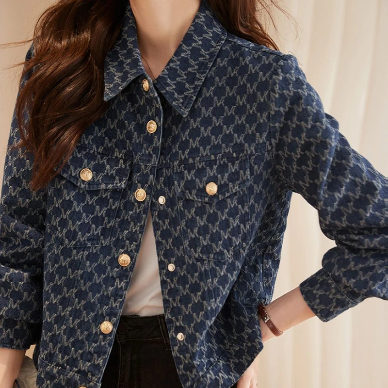 Chaquetas vaqueras azules con  - Winter Clothing On Sale reseña y precio