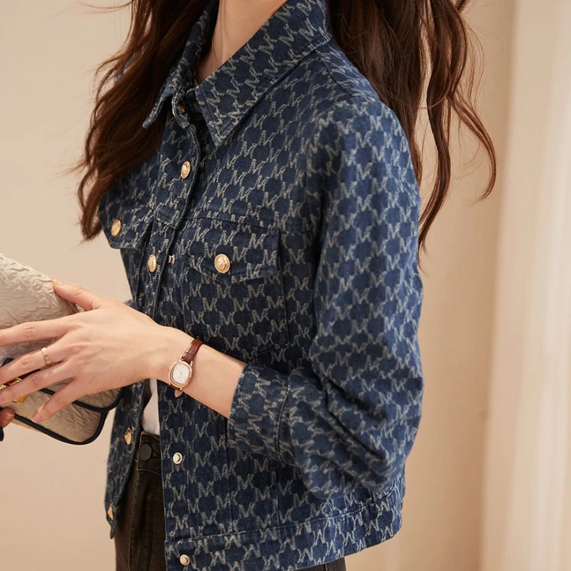 Chaquetas vaqueras azules con  - Winter Clothing On Sale reseña y precio