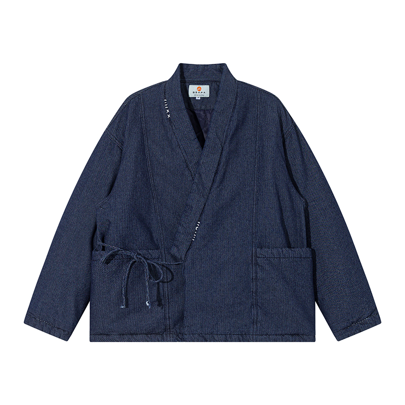 Chaqueta tipo kimono azul de e - Traditional Winter Japanese Clothing reseña y precio