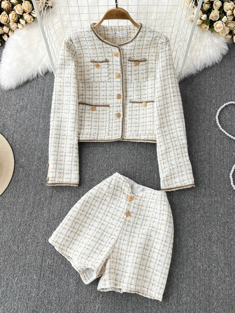 Conjunto de dos piezas a cuadr - Y2K Winter Clothing reseña y precio