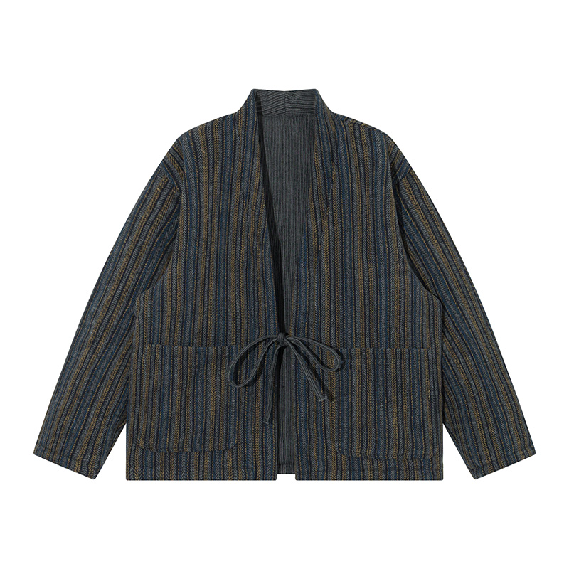 Chaqueta tipo kimono a rayas d - Traditional Winter Japanese Clothing reseña y precio