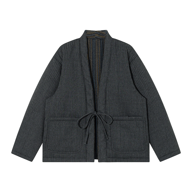 Chaqueta tipo kimono a rayas d - Traditional Winter Japanese Clothing reseña y precio