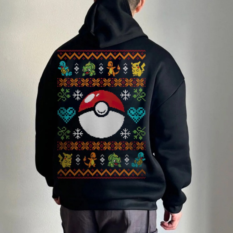 Sudadera con capucha negra de  - Y2K Winter Clothing reseña y precio