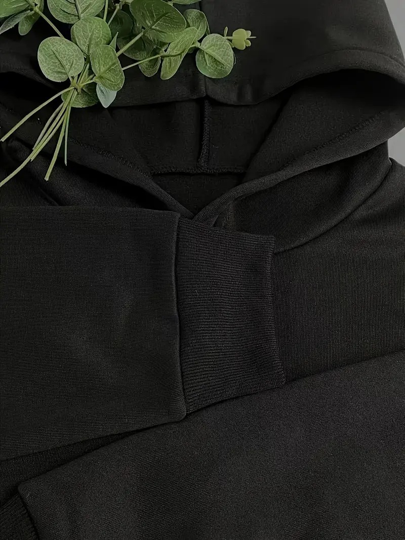Sudadera con capucha negra de  - Y2K Winter Clothing reseña y precio