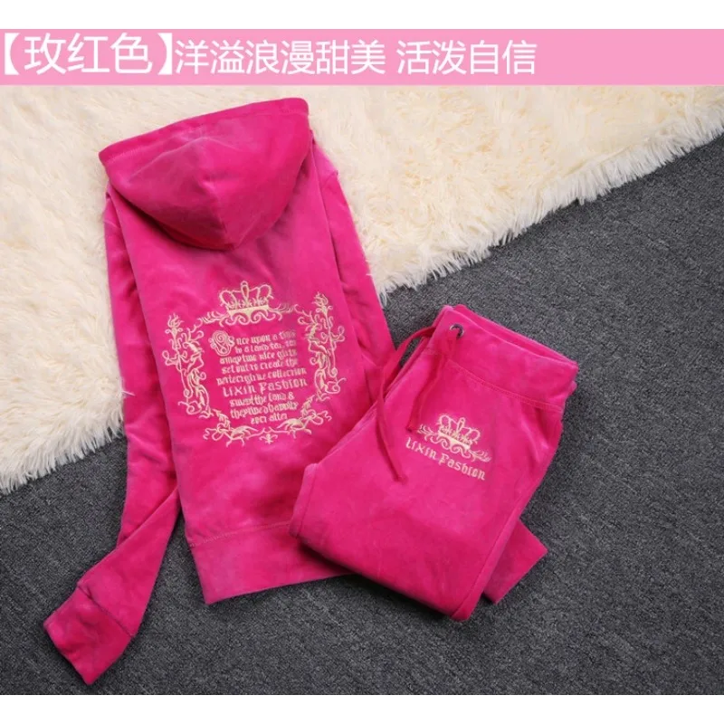 JC-chándal de terciopelo para  - Y2K Winter Clothing reseña y precio