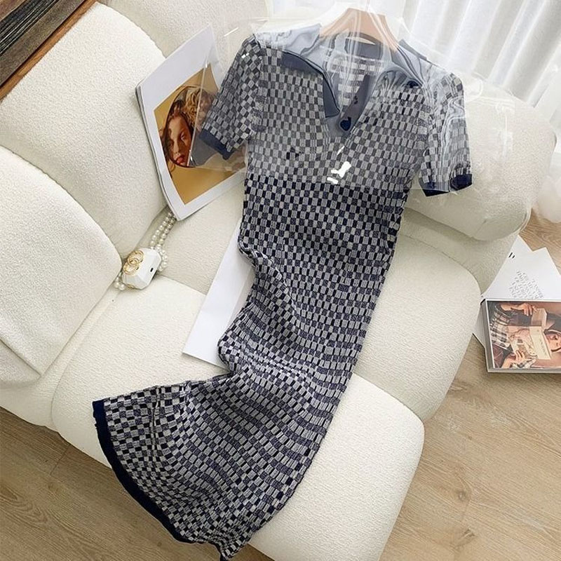 Vestido de punto de manga cort - Winter Clothing H&M reseña y precio