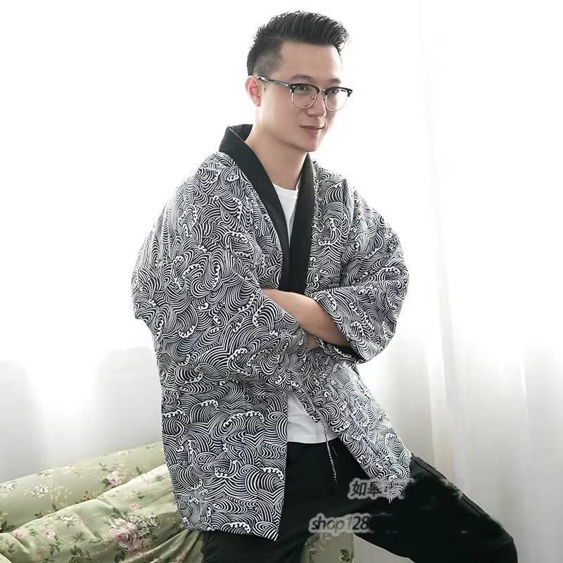 Chaqueta Hanten 2025 para Homb - Traditional Winter Japanese Clothing reseña y precio