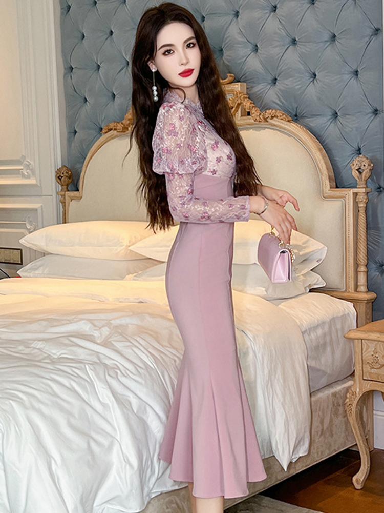 Primavera otoño Qipao sirena v - Winter Clothing H&M reseña y precio