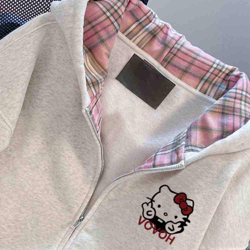 Sudadera con capucha de Hello  - Y2K Winter Clothing reseña y precio