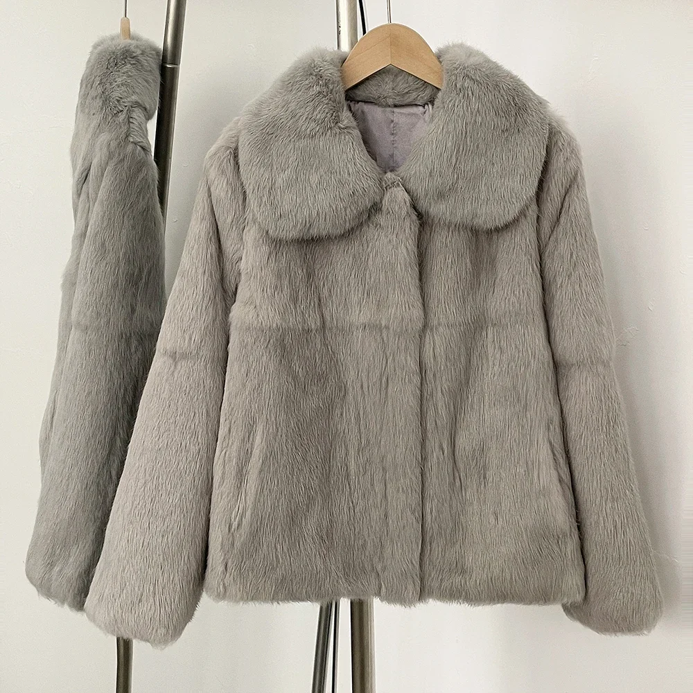 2025 nueva chaqueta corta de p - Winter Clothing Store reseña y precio
