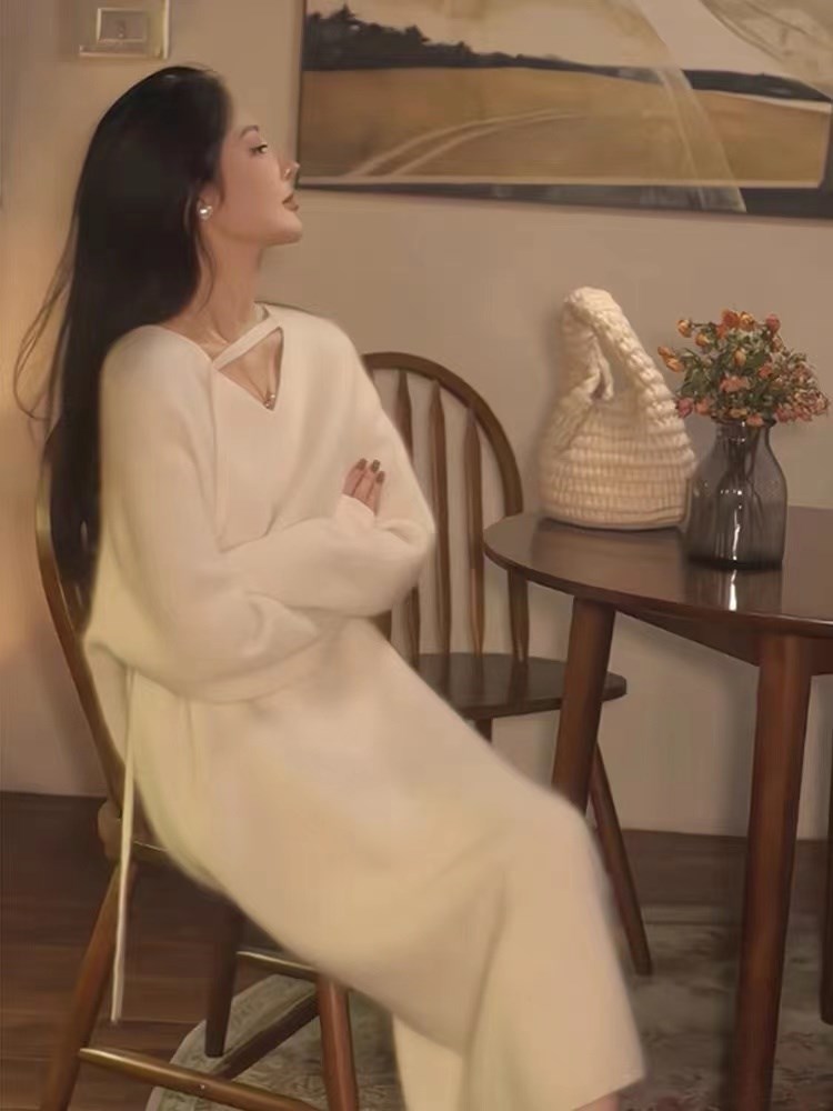 Vestido suéter para mujer 2024 - Winter Clothing H&M reseña y precio
