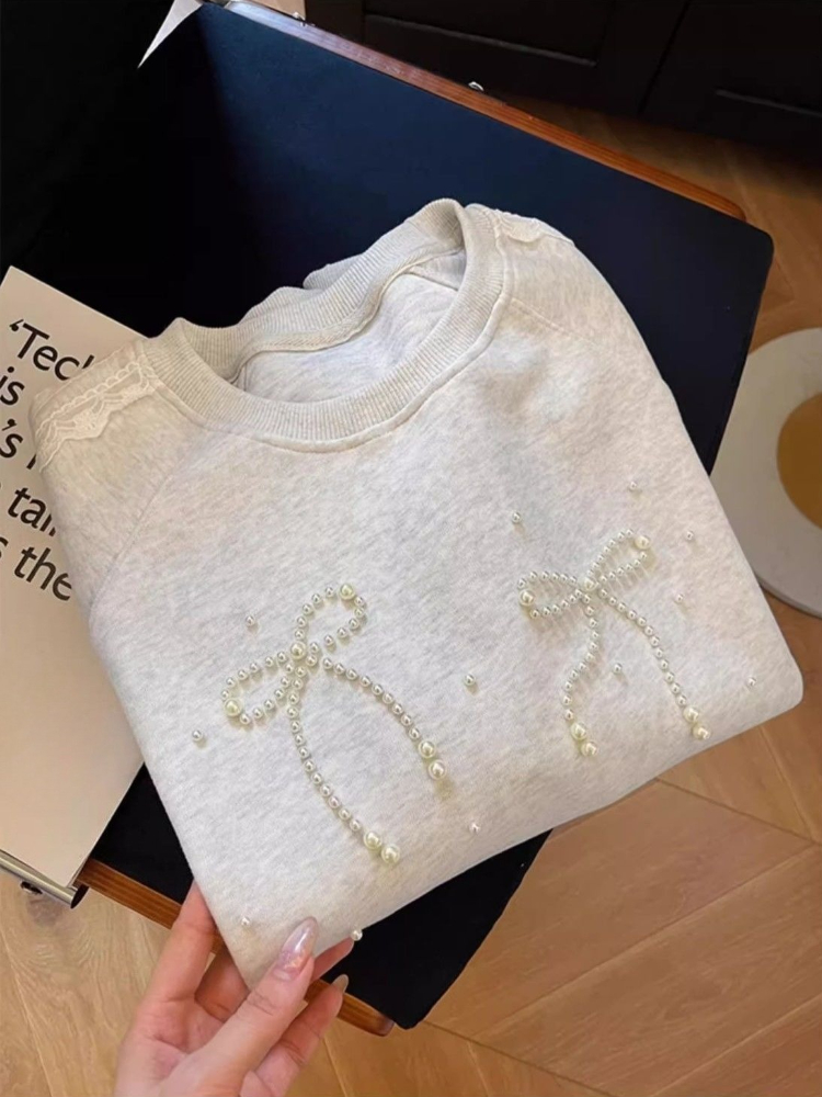 Sudaderas con perlas y cuello  - Winter Clothing Essentials For Women reseña y precio