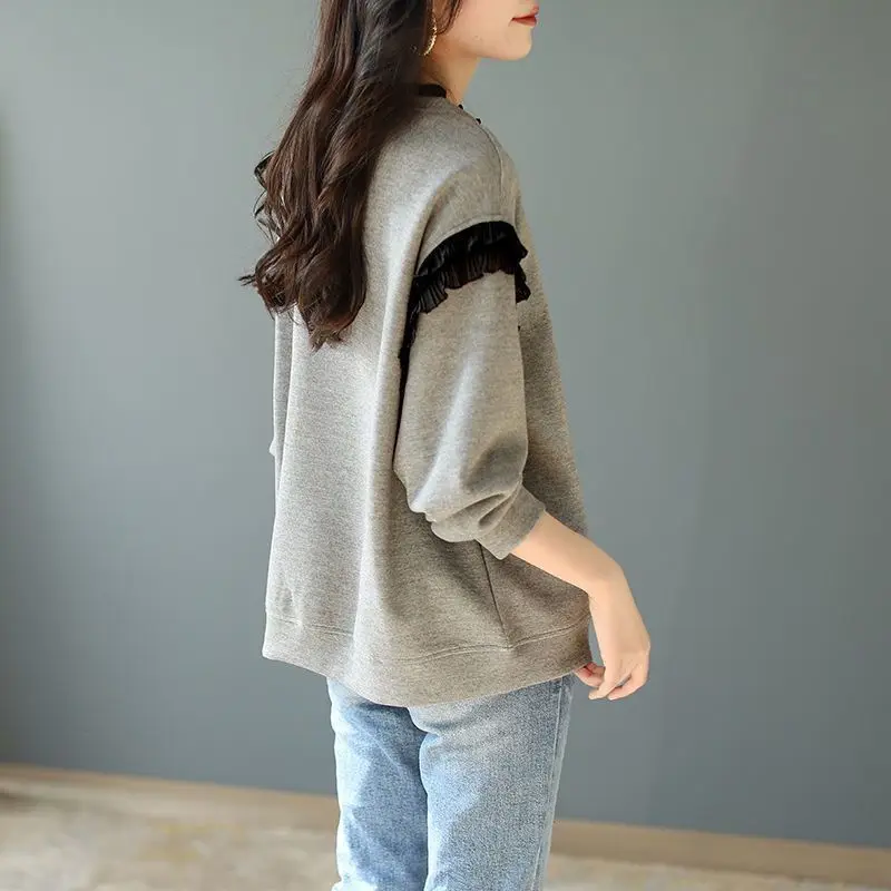 Jersey holgado gris para mujer - Winter Clothing Essentials For Women reseña y precio