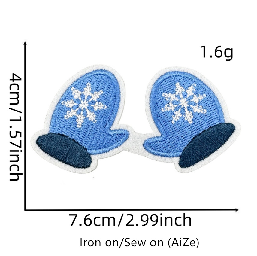 Parches bordados de la serie H - Winter Clothing Pictures reseña y precio